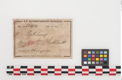 Etiketten zu Eisensteigeisen (NHMW-PRAE-023976)